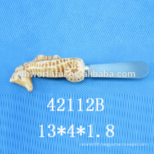 New design kitchen decoration ceramic butter knife